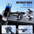 thumbnail image 4 of Windshield Car Mount for iPhone 16/Pro/Max/Plus - Air Vent Phone Holder Glass Cradle Suction Stand for iPhone 16/Pro/Max/Plus, 4 of 5