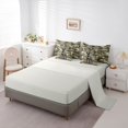 thumbnail image 3 of Homewish Camouflage Dog 7-Piece King Bedding,Labrador Retriever King Bed in a Bag,Green,Light Gray Reversible, 3 of 8