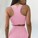 thumbnail image 5 of Conjunto de yoga deportivo sólido para mujer Cintura elástica Pantalones cortos Chaleco Pantalones cortos Conjuntos Fridja  fhjkhfk457618, 5 of 6