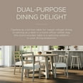 thumbnail image 7 of Maven Lane Sasha Round Wooden Dining Table in Weathered White Finish, 7 of 7