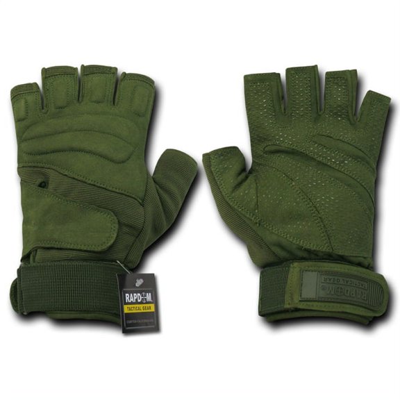 Rapid Dominance T23 - Lightweight Half Finger Gloves-Olive-XL