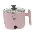 thumbnail image 3 of Olla eléctrica para cocinar fideos ramen, mini olla para cocinar pasta Rosa, 3 of 9
