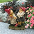 thumbnail image 1 of Dancing Duo Garden Gnome Statue, 1 of 3