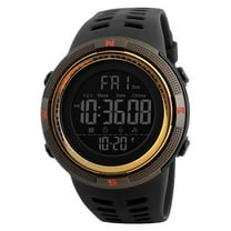 Latrodar SKMEI-1251 Mens Watches Casual LED Digital Outdoor Sports Watch Sturdy As shown 4x2.4 Inch Home Tools