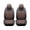 Black Brown-Front Seat, variant on Car Seat Covers Full Set Fit for Honda Accord 2005-2026, Premium Faux Leather Seat Protectors, Breathable, Waterproof & Anti-Slip Full Wrapping Edge Seat Covers (Black&Brown, Full Set)