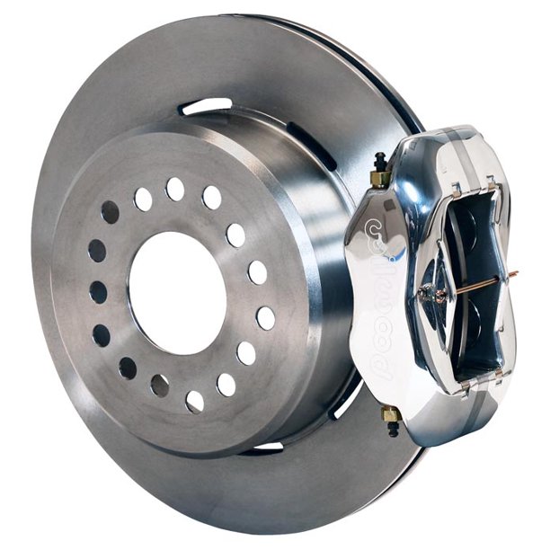 NEW WILWOOD REAR DISC BRAKE KIT, 12" ROTORS,POLISHED DYNALITE 4 PISTON