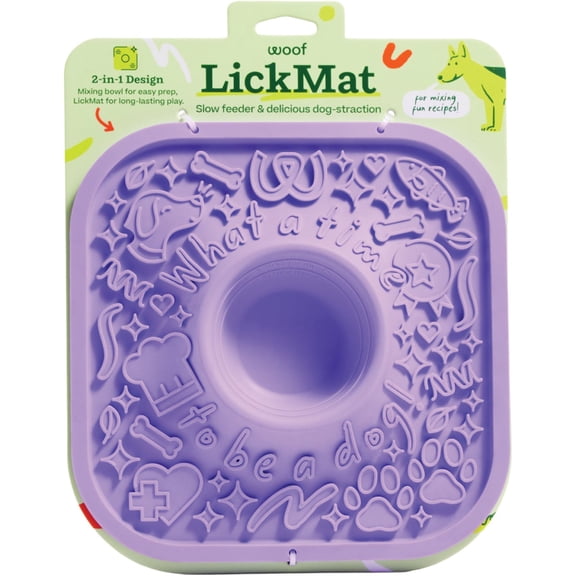 ADMC Woof Lick Mat Slow Dog Feeder - Single Pack
