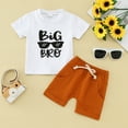 thumbnail image 2 of Otqutp Birthday Clothes Set for Toddler Toddler Boys Short Sleeve Letter Printed T Shirt Tops Shorts Sports Outfits Tracksuit 0 to 24 Months, 2 of 6