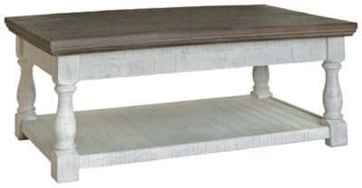 Signature Design by Ashley Havalance Farmhouse Lift Top Coffee Table ...