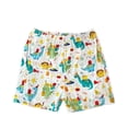 thumbnail image 4 of WIBACKER Bamboo Viscose Toddler Excavator Pajamas Boys Girls Kids Cool Short Summer 2-6T Snug fit Pjs Set 2pcs Dinosuar Sleepwear, 4 of 7