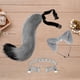 thumbnail image 5 of Gargantilla de Cuero con Cola de Oreja de Gato de 3 Piezas, Kits de Disfraz de gris Zulema Traje de juego de cosplay, 5 of 7