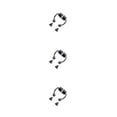 thumbnail image 2 of Jumpingount 5 pares de anillos pequeños para la nariz que no perforan Tragus Stud Lodestone moda estilo punk tendencia joyería del cuerpo accesorios de aro Type3 NO3 Jumpingount CBP272941, 2 of 6