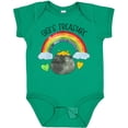 thumbnail image 3 of Inktastic Gigi's Treasure St. Patrick's Day Rainbow and Gold Boys or Girls Baby Bodysuit, 3 of 5