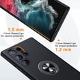 thumbnail image 5 of [PST] Samsung Galaxy S23 Ultra Ring Case, Hybrid Magnetic Kickstand Case Cover with Invisible Ring Stand, 5 of 5
