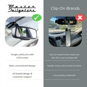 Master Tailgaters Universal OEM Rear View Mirror with 4.3 Auto-Adjusting Ultra Bright LCD, OnStar Buttons, and Compatibility for All Cars