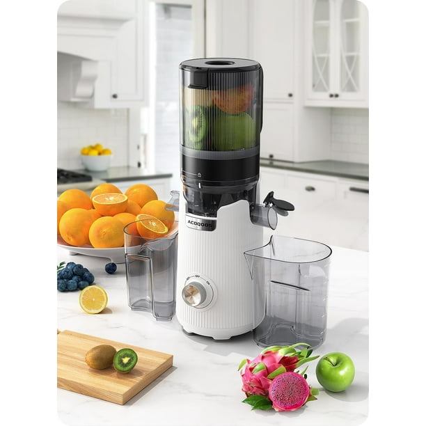 ACOQOOS Juicer Machines, Cold Press Juicer Whole Fruit and
