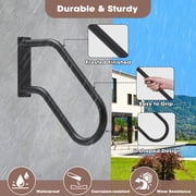 Wall Mounted Handrail for Outdoor Steps, Standing Grab Bar Stair Handrail(18.9)