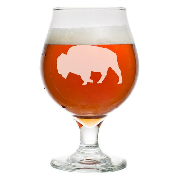 16 oz Belgian Beer Tulip Glass Stemmed Beer Glass Buffalo