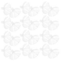 Supvox White Plastic Balloon Clips for Sealing and Fastening Balloons 100pcs per Pack Easy to Use for Party Decorations