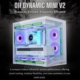 thumbnail image 2 of Funda para ordenador Lian Li O11D MINI V2 Flow White con 5 ventiladores, 2 of 8