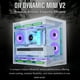 thumbnail image 2 of Funda para ordenador Lian Li O11D MINI V2 Flow White con 5 ventiladores, 2 of 8