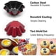 thumbnail image 3 of Paquete de 10 moldes para tartas, mini moldes para magdalenas y pasteles de acero al carbono, 3 of 5