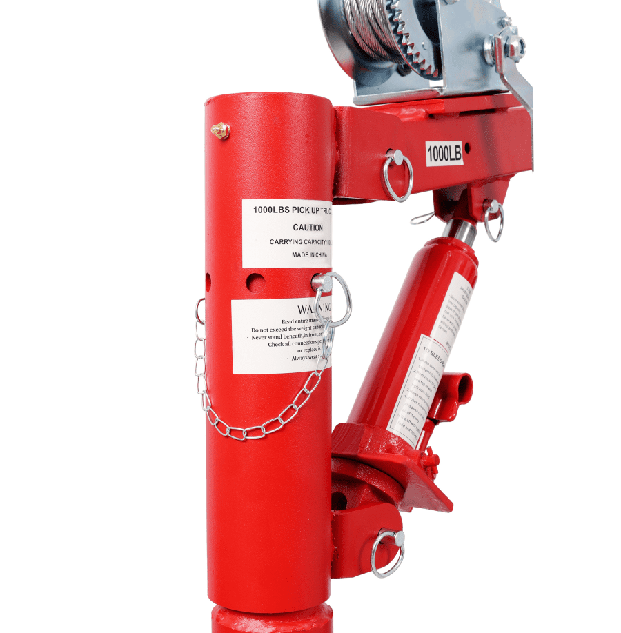 1000 Lbs Truck Crane with Winch, Heavy Duty for Warehouse & Construction