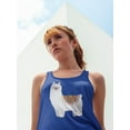 thumbnail image 2 of Cute And Happy Llama Racerback Tank Women -SPIdeals Designs, Female Medium, 2 of 4