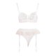 thumbnail image 4 of Gibobby Conjunto de lencería Sexy para Mujer Ropa Interior de Encaje Interior con Cuello V Ropa de Dormir(Caqui, CH), 4 of 5