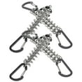 thumbnail image 2 of KAKOWELY 4pcs Shock Absorbing Spring Spring Hiking Buckle Tent Supplies Tension Springs With Hooks Multi-function Rope Buckle Portable Rope Buckle,5.83X"X1.18"X0.98", 2 of 4