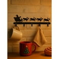 thumbnail image 5 of 1 Pc Christmas Stocking Wall Rack with Hangers Holder Stand Metal Stocking Hangers Mantel Wall Mount Hook Holder for Mantle Entryway Holiday, 5 of 8