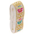 thumbnail image 2 of pitrice National Style Sewing Jacquard Ribbon Roll Trim Ribbon Roll for DIY Ribbon Fabric Ribbons Sewing Crafts Decoration White, 2 of 9