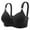 Black, variant on DPTALR Womens Dailywear Bars Embroidered Glossy Comfortable Breathable Bra Underwear No Rims