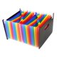 thumbnail image 1 of Carpeta de Archivos Expandible de 13 Bolsillos Soporte Organizador de Tamaño A4 RESISTENTE Ahorre Espacio Macarena Carpeta de archivos expandibles, 1 of 7