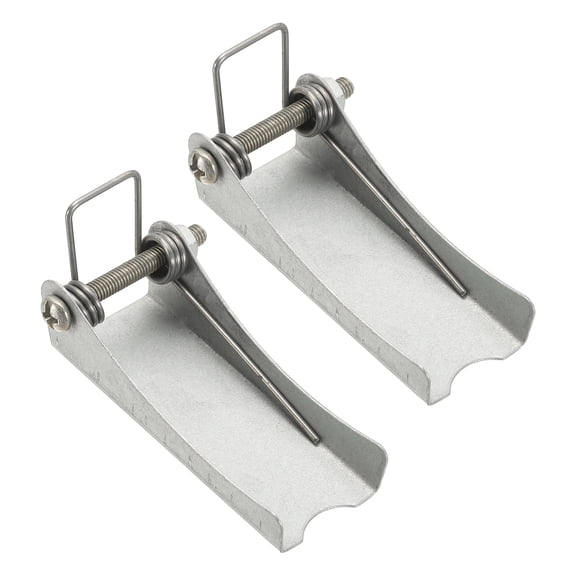 2Pcs Hook Safety Latch Kit, 3"x 1" Carbon Steel Towing Receiver Hitch Replacement for Clevis Truck Trailer Crane Towing Lifting Hook (0.02" Thick, 3 Ton)