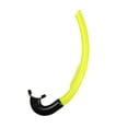 thumbnail image 2 of Tubo de respiración para natación, tubo de respiración húmedo completo, tubo de respiración seco para buceo para adultos Amarillo, 2 of 9