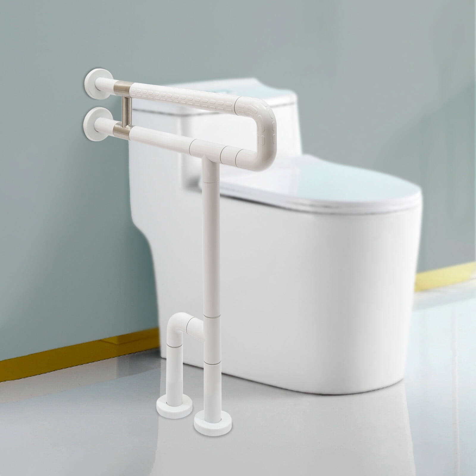 Toilet Grab Bars, Bathroom Safety Handrails, 250kg Load Bearing, Stainless Steel Handicap for Elderly