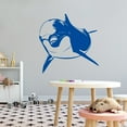 thumbnail image 3 of Animal Wall Decals for Care Taker Daycare - Fast Sprinter Animal Dolphins DIY & Creativity Boy Girl Bedroom Wall Sticker - Size: 20 In x 20 In, 3 of 5