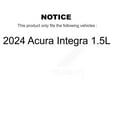 thumbnail image 2 of Genius Front Rear Coated Disc Brake Rotors Kit for Car 2024 Acura Integra 1.5L KG-102071, 2 of 9