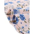 thumbnail image 5 of Allegra K Women's Peter Pan Collar A-Line Flowy Midi Chiffon Floral Dress, 5 of 5