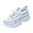 thumbnail image 3 of Willtoo Womens Tennis Shoes for Walking, Slip-On Knit Mesh Running Shoes, Women Shoes 2026 New Sneakers Breathable Green, 3 of 5