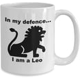 thumbnail image 2 of Leo Mug, Leo Coffee Mug, White Zodiac Tea Cup, July August Birthday,, 2 of 2