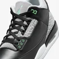 thumbnail image 2 of N I-K-E A i r-Jor-dan III 3 Retro Green Glow Black Grey CT8532-031 Men's, 2 of 6