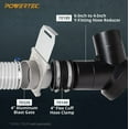 thumbnail image 6 of POWERTEC 2PK Dust Collector Y-Fitting | 6-Inch to 4-Inch Hose Reducer for Woodworking Dust Collection System (70189-P2), 6 of 6