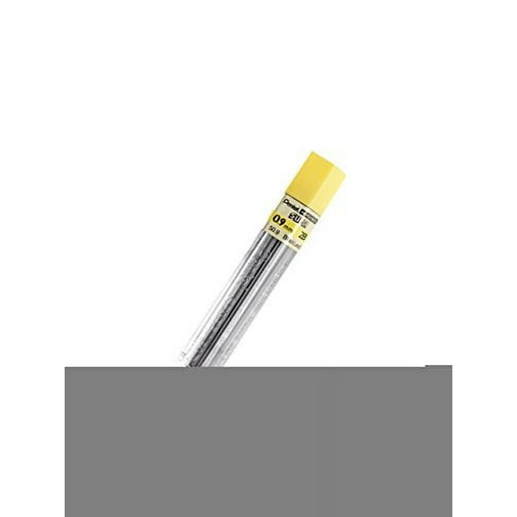 4 PACK Pentel Super Hi-Polymer Lead Refill .9mm 2B, 15 Pieces Lead/Tube 50-9-2B