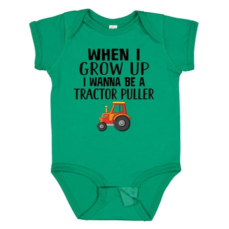 

Inktastic Power Pulling Future Tractor Puller Gift Baby Boy or Baby Girl Bodysuit
