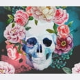 thumbnail image 2 of CafePress - Flowers And Skull Mousepad - Non-slip Rubber Mousepad, Gaming Mouse Pad, 2 of 6