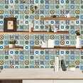 thumbnail image 4 of DEWOO 10PCS Mandala Tile Stickers, Peel and Stick Self Adhesive Removable Moroccan Tiles Backsplash Waterproof Oil Proof for Bathroom & Kitchen Wall Stickers Home Decor, 4 of 12