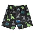 thumbnail image 2 of Ttyddzy (3-14 years) One-Piece Boys' Swim Board Shorts with Lining for Beach and Home Use, Cute Dinosaur XL, 2 of 8