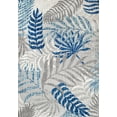 thumbnail image 6 of JONATHAN Y AMALFI COAST 5 x 8 Area Rug, Tropics Palm Leaves - Gray/Blue, AMC100A-5, 6 of 9
